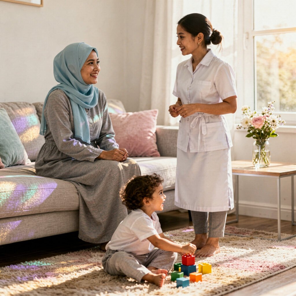 10 فروقات بين العاملة المنزلية والمربية المحترفة